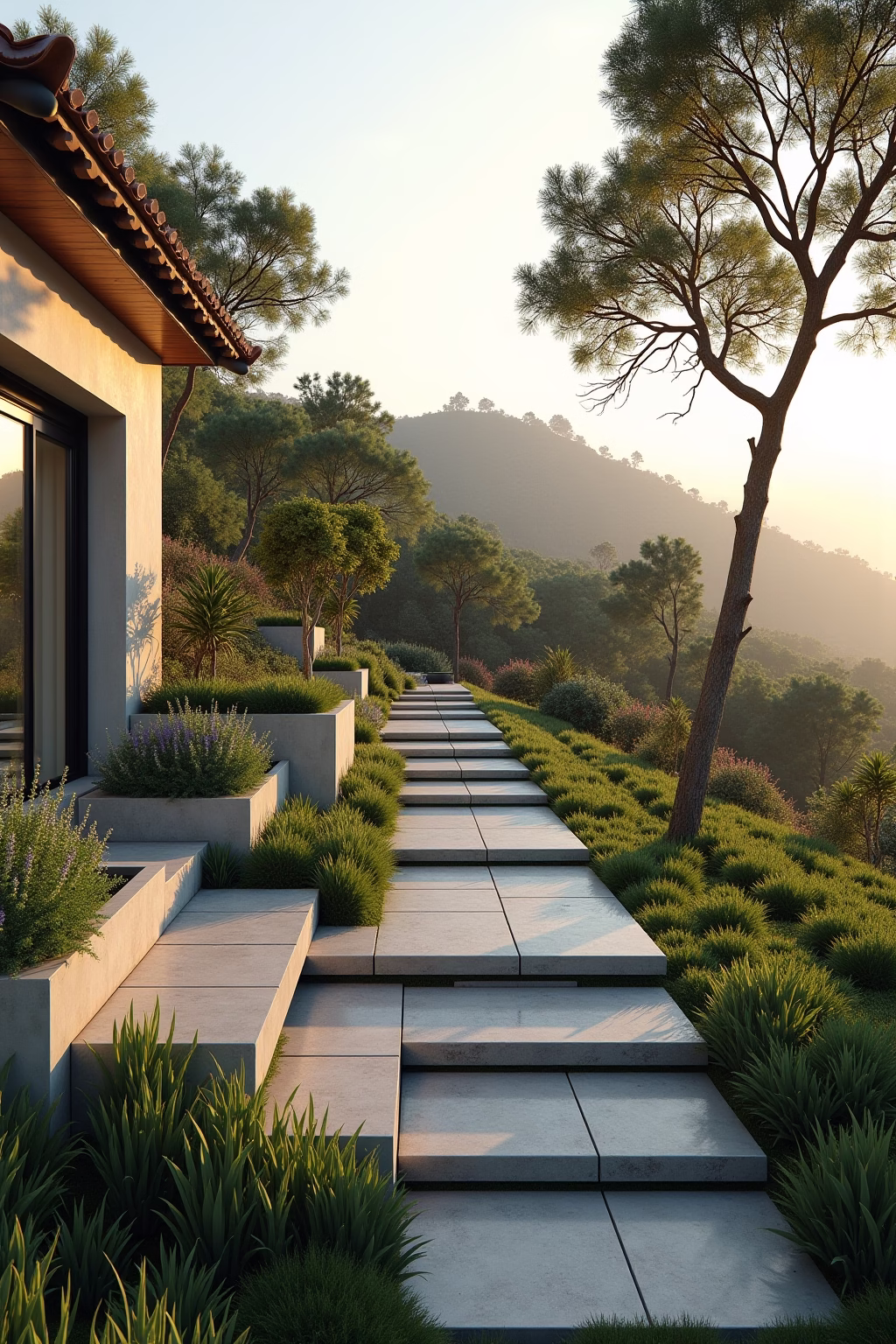 garten am hang ideen outline 8