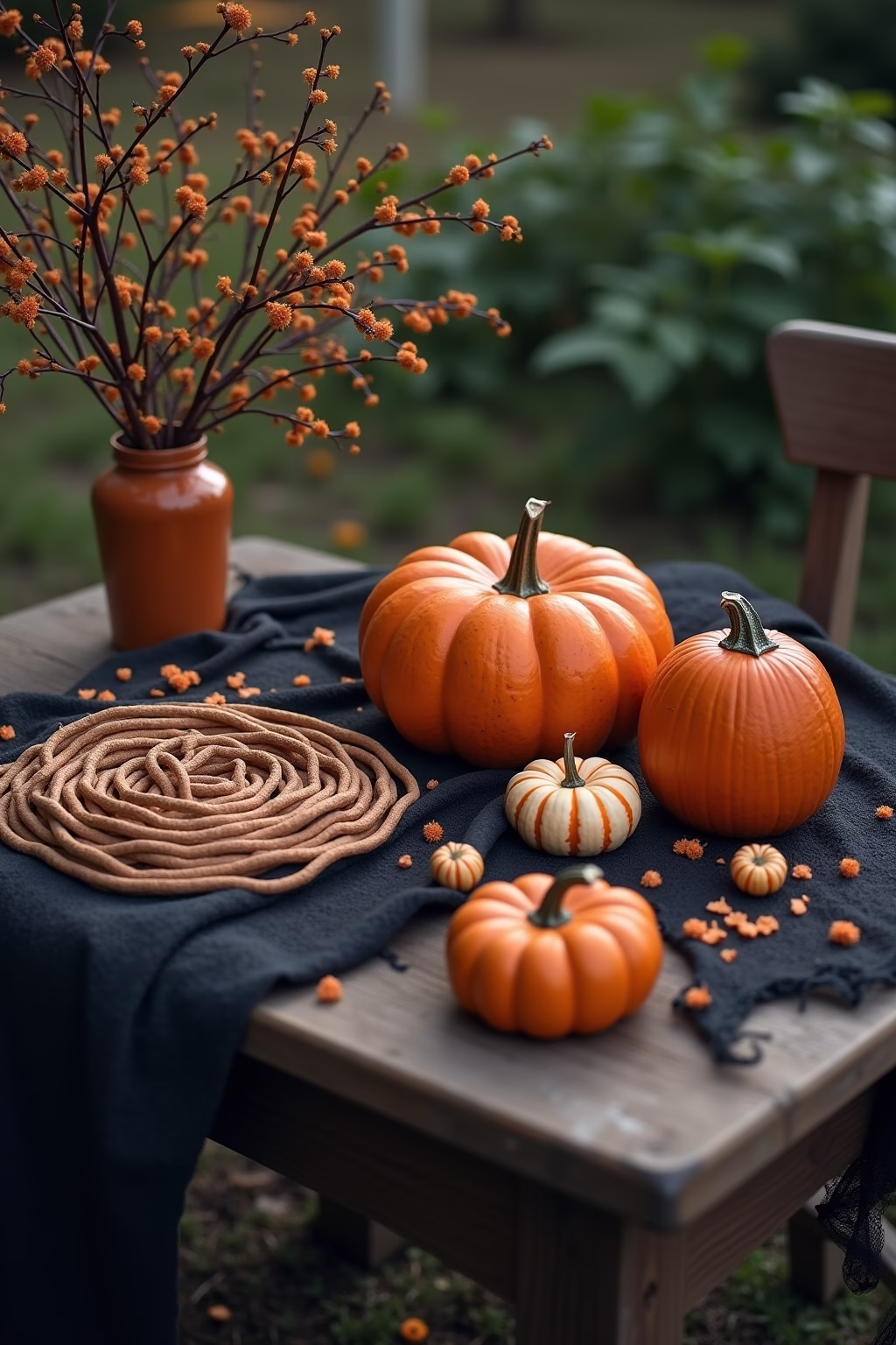 halloween deko garten selber machen outline 2