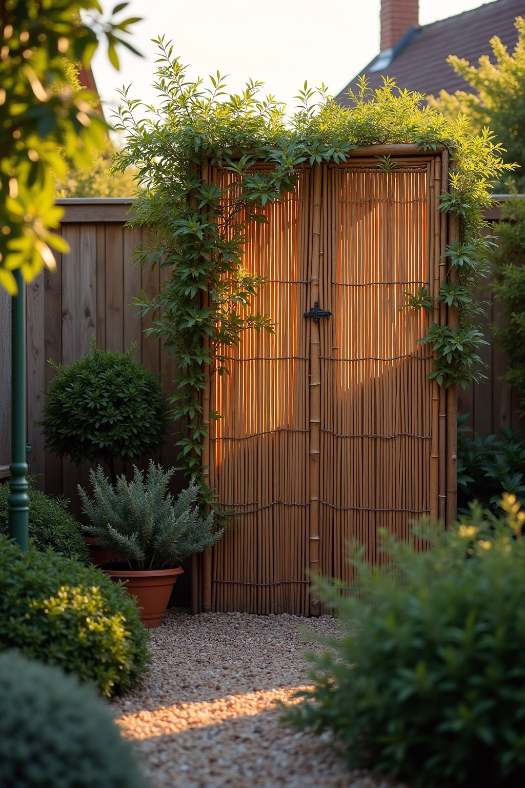 kreativer sichtschutz garten selber bauen outline 2