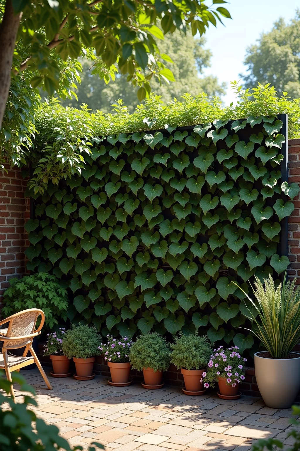 kreativer sichtschutz garten selber bauen outline 6