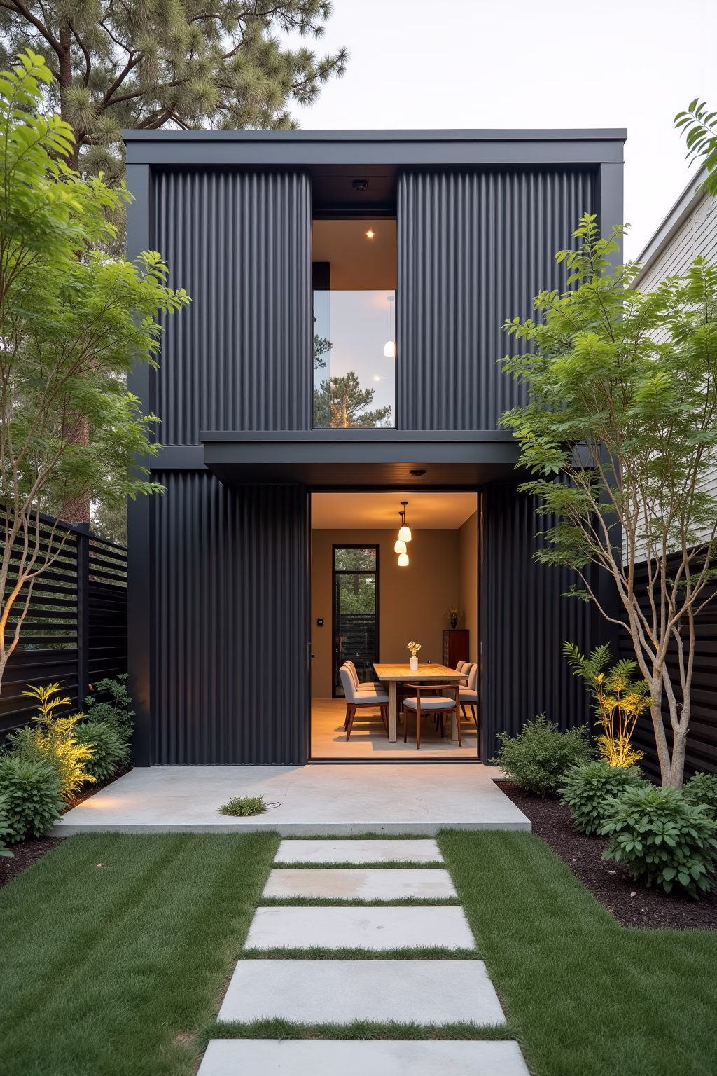 modern sichtschutz garten outline 6