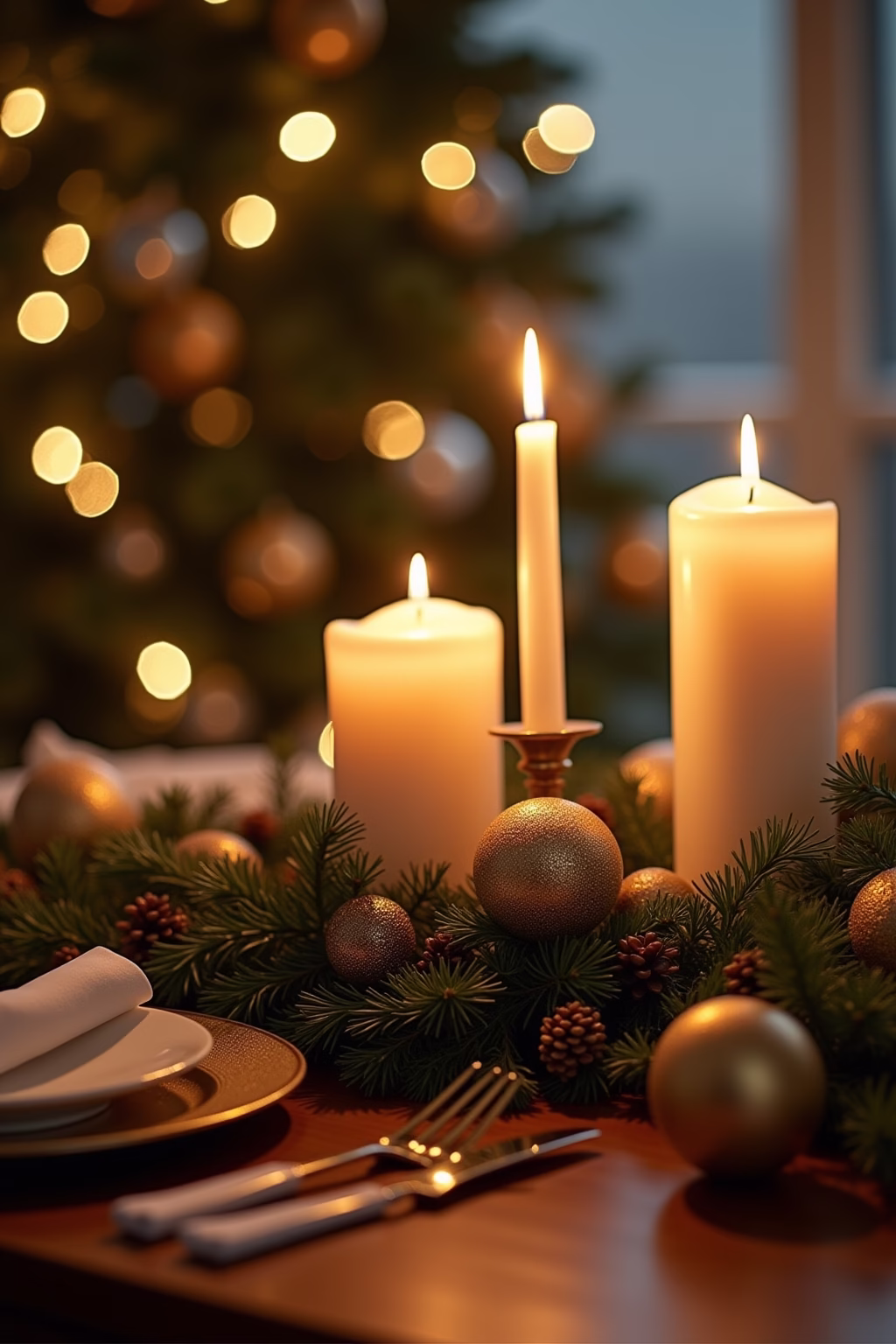 tisch deko weihnachten outline 1