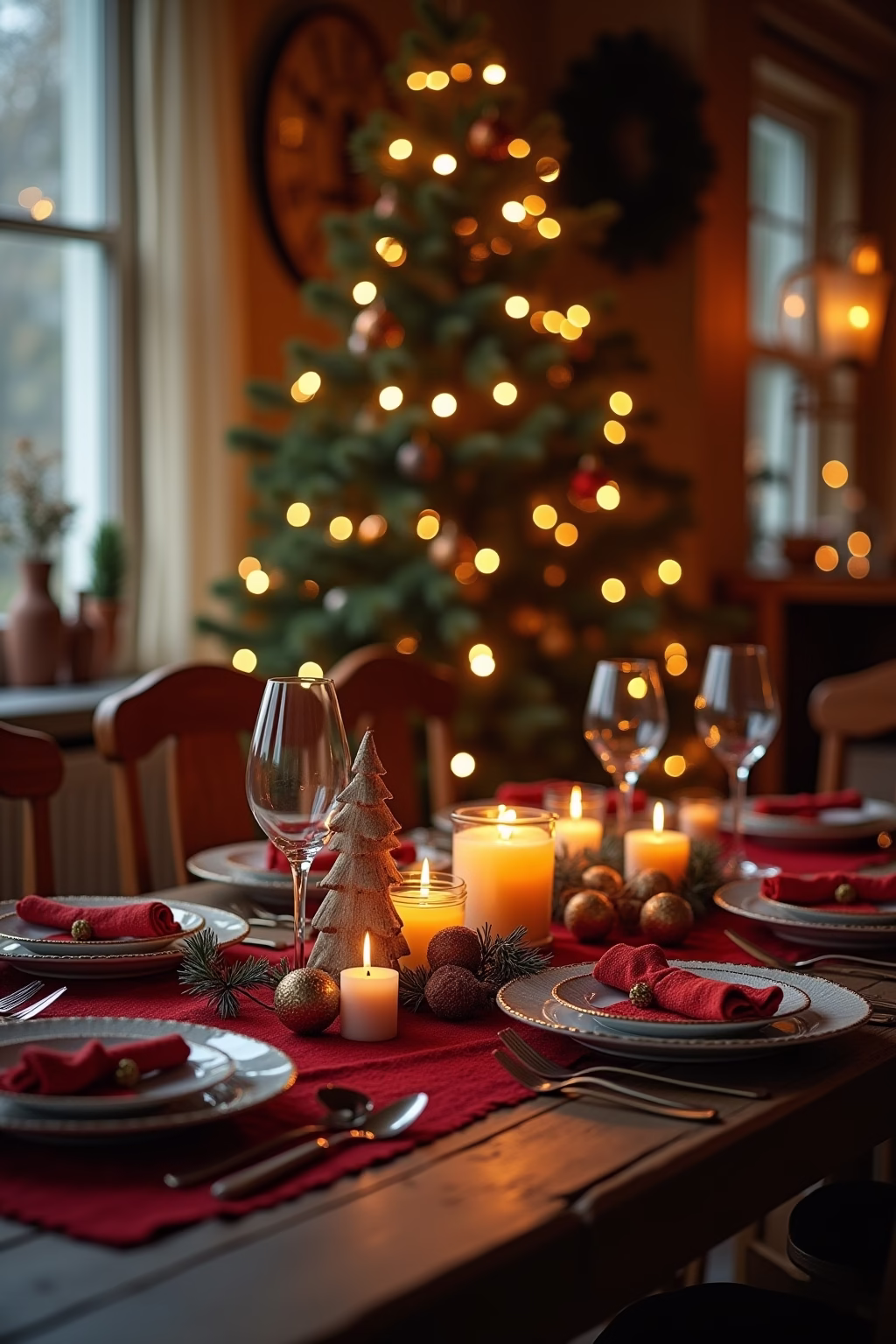 tisch deko weihnachten outline 5 1