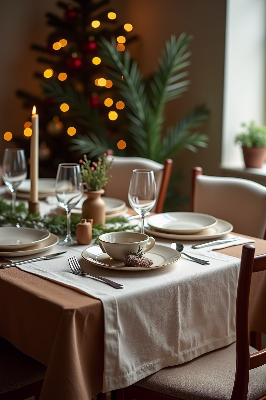 tischdecke weihnachten outline 5