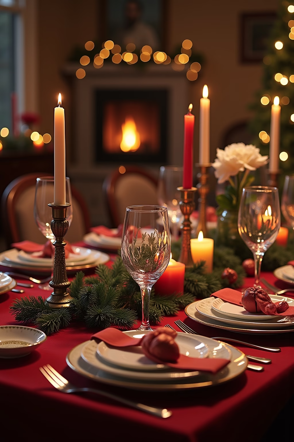 tischdecke weihnachten outline 7