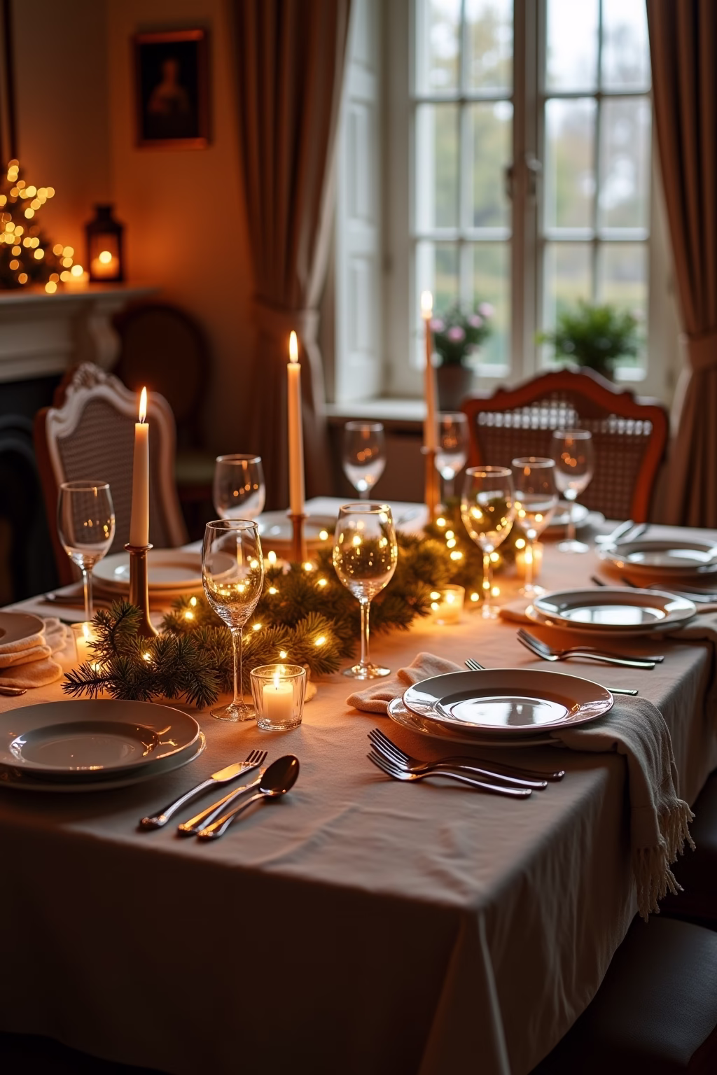 tischdecke weihnachten outline 8