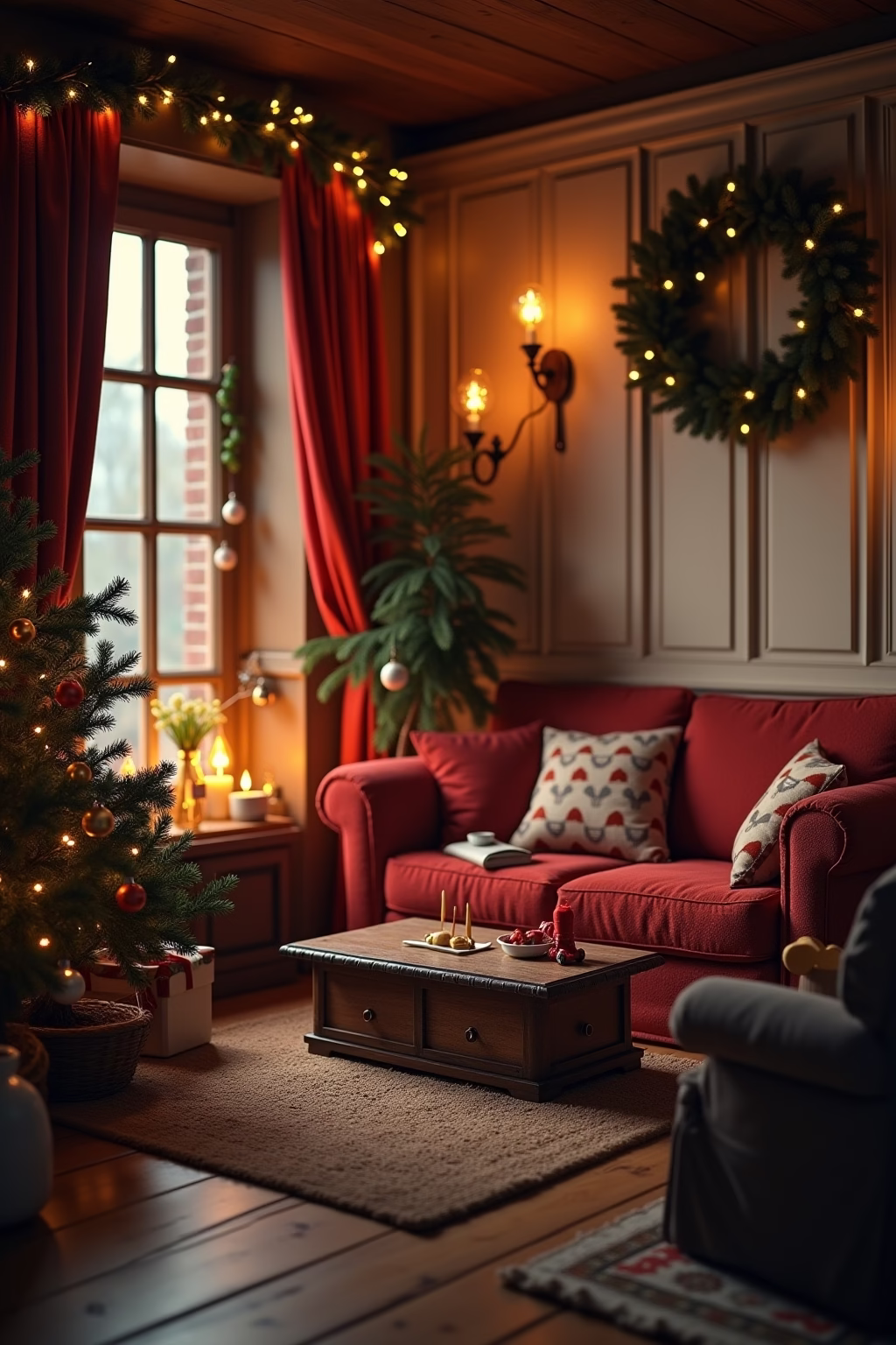 weihnachtliches zuhause outline 1 1