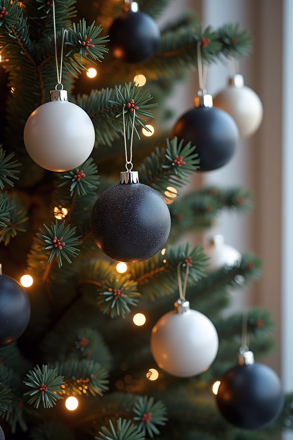 weihnachtsbaum dekoration modern outline 2