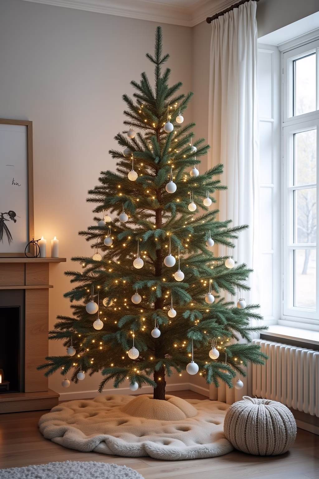 weihnachtsbaum dekoration modern outline 5 1