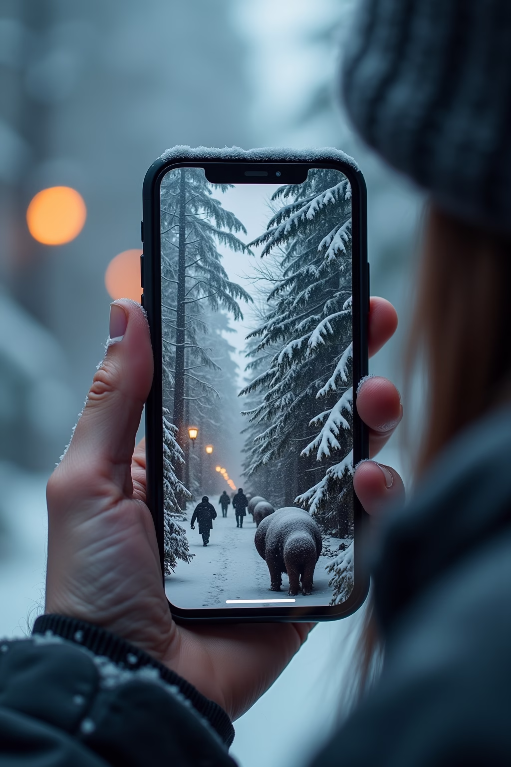 winter hintergrundbilder iphone outline 3 1